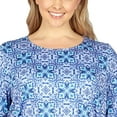 thumbnail image 4 of Larky Lark Womens Plus-Size Casual Tie Top In Free-Spirit Foulard, 4 of 4