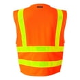 thumbnail image 3 of Kishigo Prismatic Hydrowick-Lite Multi Zipper Vest 1197-1198 Orange 3XL, 3 of 5