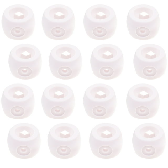 16pcs Foosball Practical End Caps Foosball Table Rod Plugs Iron Pole Safety Caps