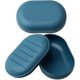 thumbnail image 1 of Estuche para jabón LzGUNGY 2 piezas plástico azul marino para viaje, 1 of 5