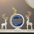 thumbnail image 4 of Eolstice Christmas Forgetive Resin Deer Ornaments, Imaginative Reindeer Decor, Festive Home Accents, For Living Room Display, TV Cabinet Decor, Cabinet Arrangement, 4 of 9