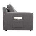 thumbnail image 4 of Cas Left Facing 7 Seater U Shaped Sectional Sofa Chaise- Pocket- Gray, 4 of 6