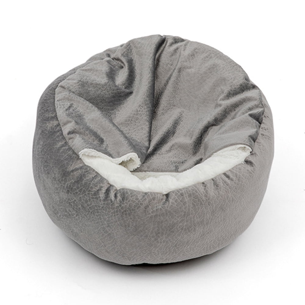 Lit Grotte Pour Chien/Chat - Doudou Moelleux Et Chaud - Taille 40x40cm Ou 50x50cm, Lavable - Pour Hiver