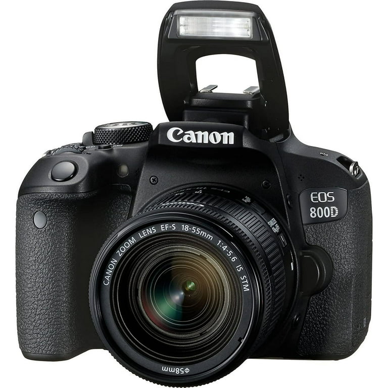 Canon EOS 800D/T7i DSLR Camera with 18-55mm IS STM Lens and Sleek