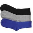 thumbnail image 4 of GOOHOCHY 3 pares de calcetines altos para hombre, calcetines deportivos para correr, calcetines de algodón de corte alto para senderismo y ciclismo, 4 of 8