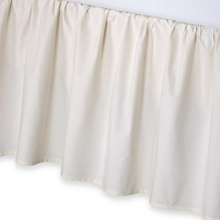 smoothweave™ 14-Inch Ruffled Twin Bed Skirt in Ivory ...
