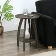 thumbnail image 3 of Convenience Concepts Aldrin End Table with Shelf in Gray Wood Finish, 3 of 6