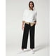 thumbnail image 1 of Pantalones acampanados con microcintura que combinan con todo, pantalones de traje casuales con colgante adelgazante para mujer, 1 of 6