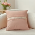 thumbnail image 2 of Unique Bargains Set of 2 Soft Throw Pillow Covers with Cute Embroidery Pink, 2 of 7