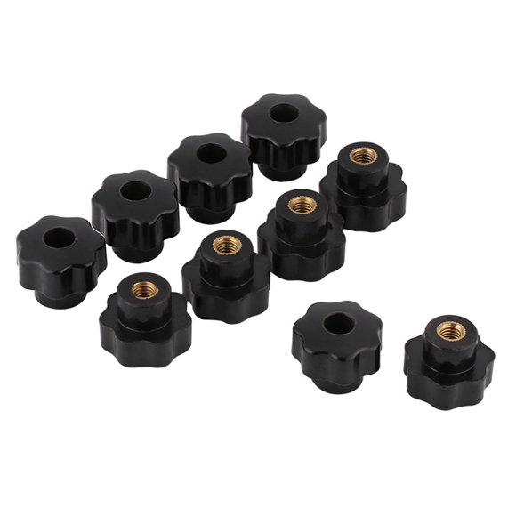 Perilla de máquina herramienta, 10 piezas Perilla de tractor de color negro universal Manija de perilla Artesanía superior
