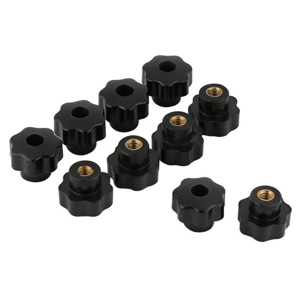 Perilla de máquina herramienta, 10 piezas Perilla de tractor de color negro universal Manija de perilla Artesanía superior