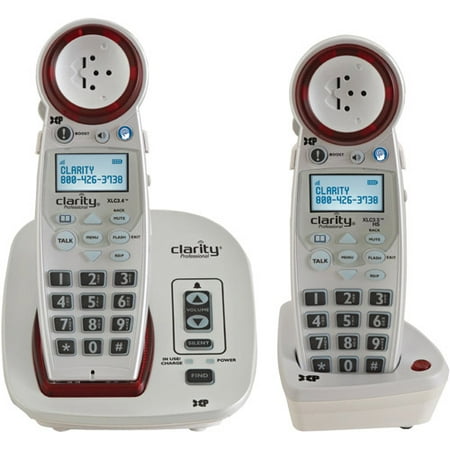 - Clarity XLC3.4 DECT 6.0 Extra-Loud Big Button Phone System with Talking Caller ID