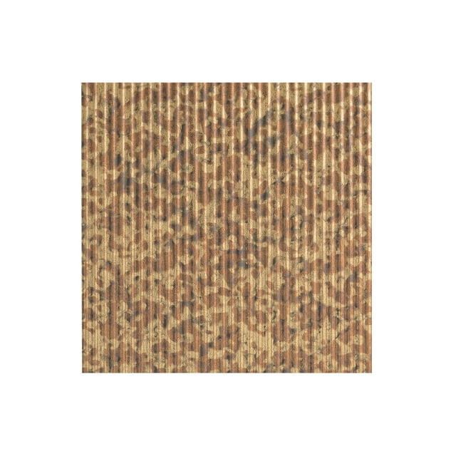 FASÄDE Easy Installation Rib Cracked Copper Wall Panel Sample (12" X 12" Sample)