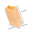 thumbnail image 2 of OULII 20 Pcs Sacs en Papier Kraft Pliables Lavables Réutilisables pour le Stockage des Aliments et Légumes, 2 of 6