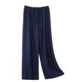 thumbnail image 2 of Hilenly Womens Pajama Pants Wide Leg Lounge Bottoms Comfy Viscose Pajamas for Women, 2 of 6