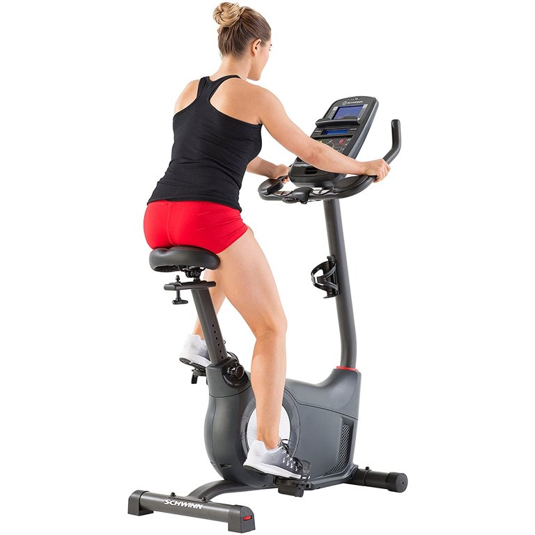Schwinn 100513 170 Upright Bike Bundle with TicWatch GTH Pro