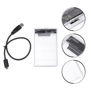 FUTUREORYY ssd boîte externe boîtier de disque dur Plug et Play en plastique pour les ordinateurs éducatifs 1Pack Retour à l'école