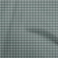 thumbnail image 1 of oneOone Polyester Spandex Dark Teal Blue Fabric Check Craft Projects Decor Fabric Printed By The Yard 56 Inch Wide, 1 of 4