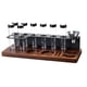 thumbnail image 5 of Bodega de café sellada, expositor de madera, versátil, con válvula de y tapas, recipiente para 8 dosis individuales de granos de café., 5 of 9