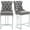 Gray, variant on 25" Counter Height Bar Stools Set of 4, Velvet Counter Stools for Kitchen Island, Tufted High Chair with Backs, Fabric Upholstered Modern Barstools for Pub Cafe, Chromed Metal Legs (Gray, 4Pcs)