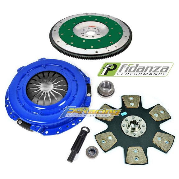 FX STAGE 4 CLUTCH KIT&FIDANZA ALUMINUM FLYWHEEL FITS FORD MUSTANG GT COBRA SVT 8-BOLT