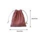thumbnail image 2 of Bolsa de almacenamiento de pana con correa de cordón, bolso de maquillaje para mujeres, bolso de monedas de gran capacidad con cierre de cordón, rosa, 2 of 5