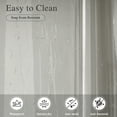 thumbnail image 6 of Inosoo Clear Gray Shower Curtain Liner, 100% EVA Heavy Duty & Soft, 72"x 72" , Magnetic, 6 of 10