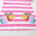 thumbnail image 5 of Cethrio Kids Girls Dresses, Short Sleeve Casual Printed Cotton Summer Dresses Pink Size 7 T, 5 of 6
