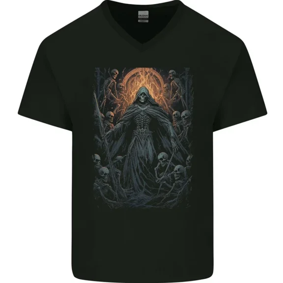 Hot Trending T-Shirt With S Of Hell Grim Reaper T-Shirt Design Preview Only