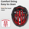 thumbnail image 2 of Casco De Ciclismo Casco de bicicleta casco de equitación ajustable 21 orificios de ventilación para bicicleta de equilibrio de monopatín, 2 of 7