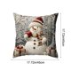thumbnail image 3 of Christmas Pillow Cover Holiday Decoration Polyester Linen Sofa Couch Throw Pillow Case for Living Room Bedroom Seasonal Home Decor Gift, 3 of 6