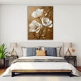 thumbnail image 6 of Mudket Framed,Canvas Wall Art,Ready to Hang,Golden Autumn Leaves Floral Canvas Print, Botanical Wall Decor, Flower Wall Art, for Bedroom Living Room Farmhouse Office Decor - 12"L x 8"W, 6 of 8