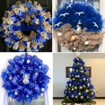 thumbnail image 3 of Cinta decorativa Gouzaak, color azul real, 25 cm x 9 m, 2 rollos, 3 of 6