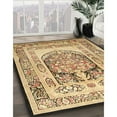 thumbnail image 2 of Ahgly Company Indoor Round Traditional Sienna Brown Persian Area Rugs, 3' Round, 2 of 6