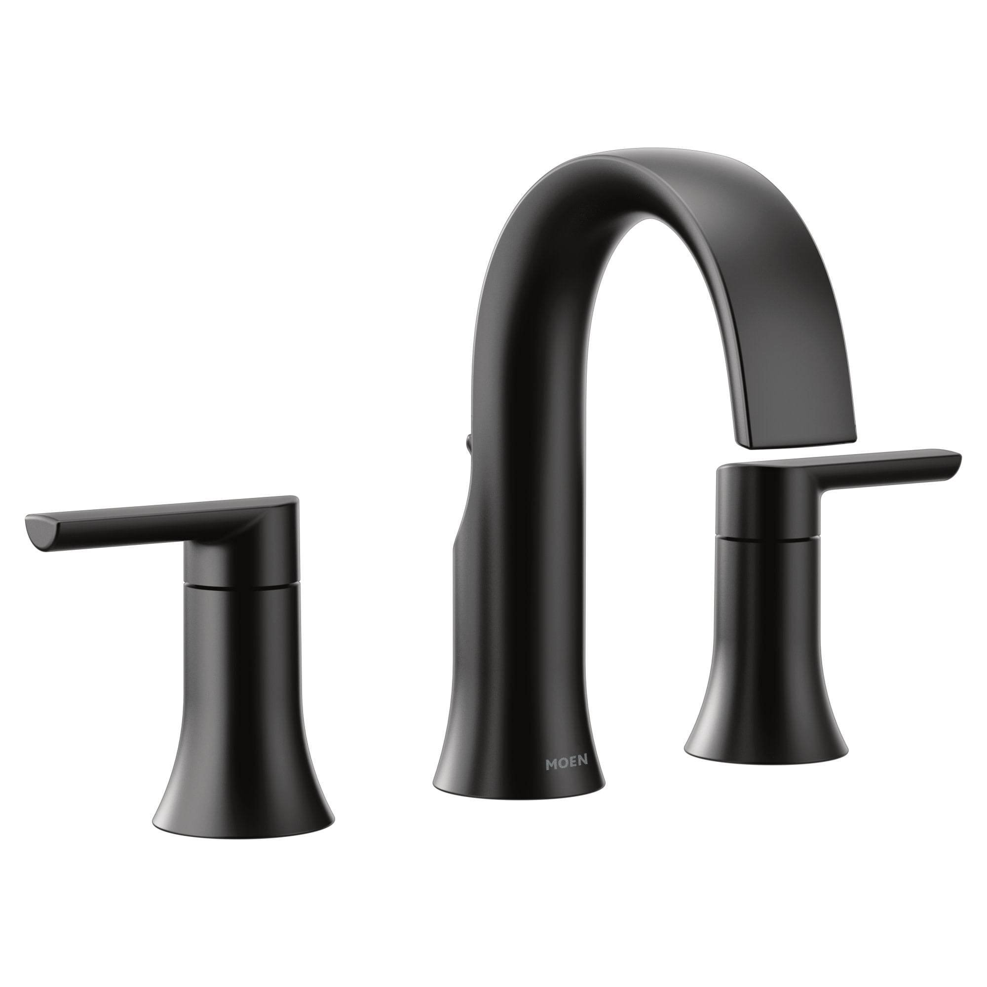 Moen Doux Black TwoHandle Bathroom Faucet