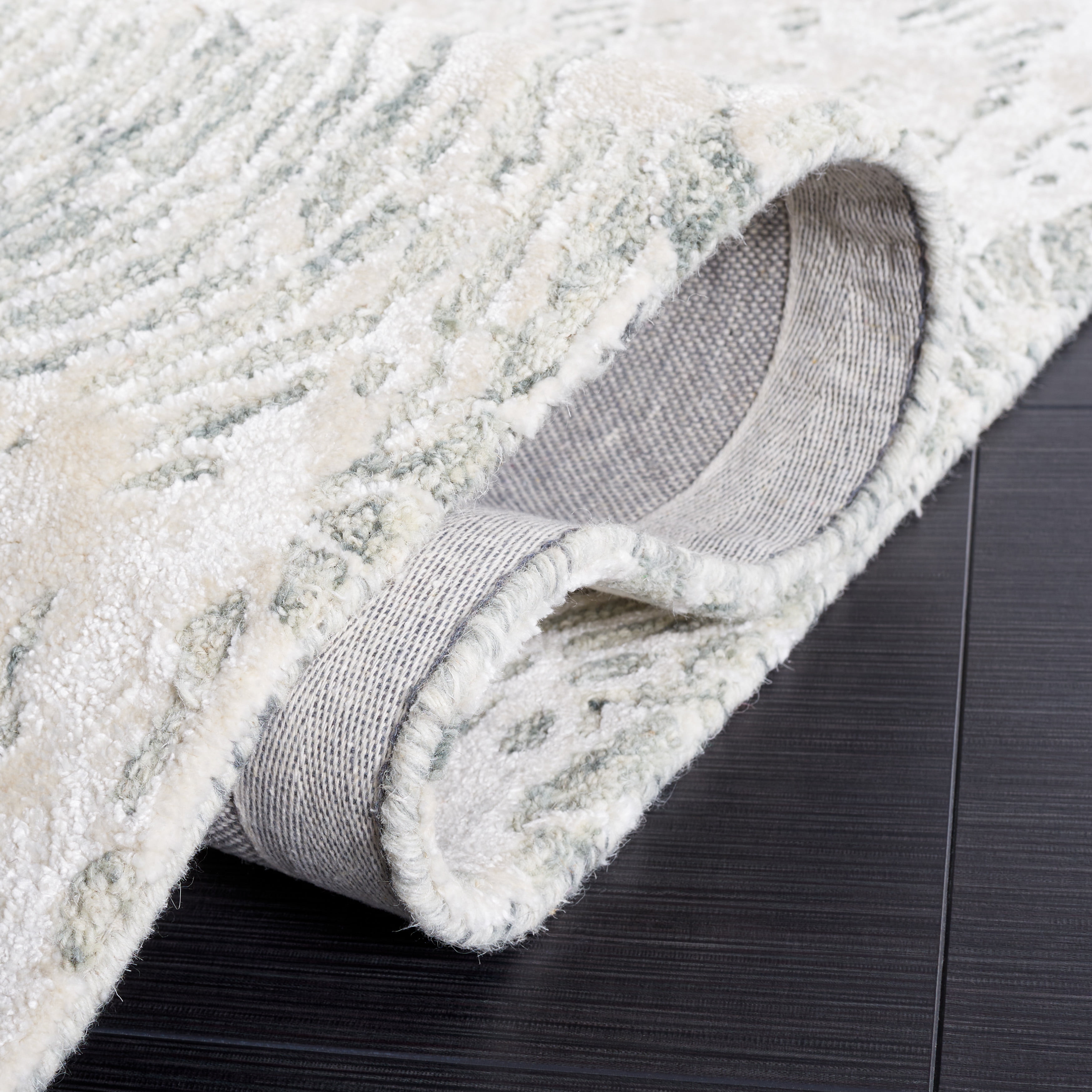 SAFAVIEH Glamour Tashi Abstract Area Rug, Grey/Ivory, 8' x 10'
