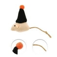 thumbnail image 3 of Juguetes teaser para gatos en forma de ratón portátil 1 Pc Unique Bargains para exteriores de felpa, 3 of 3
