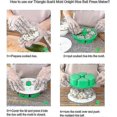 thumbnail image 2 of 6 Cavity Triangle Japanese Sushi Maker Mold Onigiri Seaweed Rice Ball Press Maker Non-stick Mould Kitchen Cooking Tools, 2 of 3