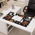 thumbnail image 3 of Long Mouse Pads for Desk,Autumn Halloween Scene Pattern Desk Mats on Top Of Desks, Desk Mouse Pad Extra Large with 3mm Non-Slip Base and Stitched Edge for Gaming,Office,Work,Home 31.5"x15.7", 3 of 6
