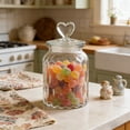 thumbnail image 4 of Tauxra 700ml Colored Glass Storage Jar For Kitchen Snacks Tea Dry Goods Storage, 4 of 6