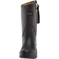 thumbnail image 2 of Joules Rosalind Women's Mid Height Wellington Boot With Zip In Black Size 6, 2 of 8