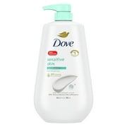 Dove Sensitive Skin Long Lasting Gentle Hypoallergenic Women's Body Wash, 30.6 fl oz