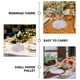 thumbnail image 5 of 16 piezas de plato de papel con forma de concha para fiesta temática de sirena, bandeja de papel desechable para servir alimentos, plato para aperitivos, 5 of 7