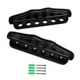 thumbnail image 3 of Soporte para 6 tacos de billar, soporte para barra de billar, mesa de billar montada en la pared para bares de piscina, sala de juegos, deportes Negro Macarena Soporte para taco de billar, 3 of 6