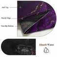 thumbnail image 6 of Marble Black Area Rug 5x8 FT, Non Slip Bedroom Throw Carpet, Purple Gold Art Abstract Vintage Farmhouse Washable Soft Floor Carpet Non-Shedding Rug for Living Room Nursery Dorm Office, 6 of 9