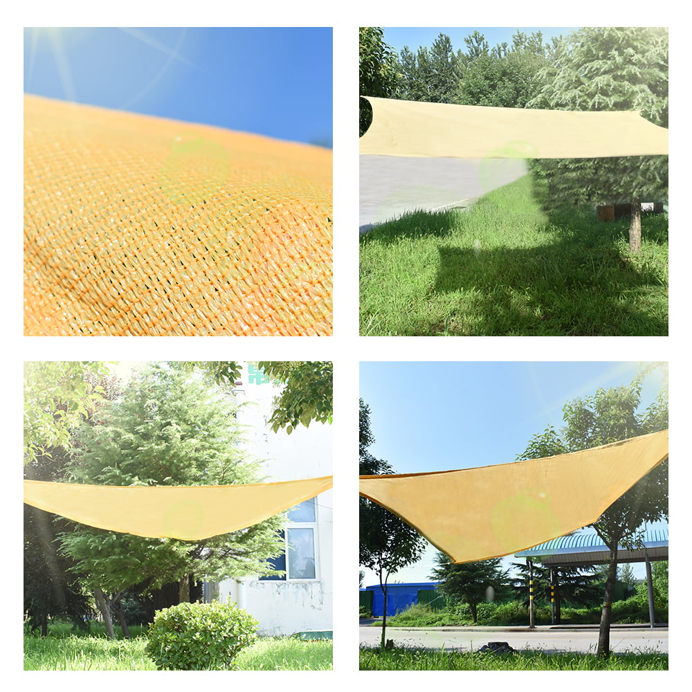 Details about   Rectangle Sun Shade Sail Garden Yard Pool Cover UV Block Outdoor Canopy Patio US 