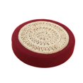 thumbnail image 2 of Coussin de Siège Rond Respirant pour Méditation, Coussin de Sol Rouge 40cmx10cm, 2 of 9