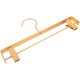 thumbnail image 1 of unbranded Colgador Metálico Dorado Con Clips Para Ropa Y Faldas En El Hogar, 1 of 8