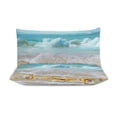thumbnail image 3 of 3 Pcs Soft Bedding Set, Includes 1 Duvet Cover with Zipper And 2 Pillow,Shams Starfish Beach Twin(86"x70"), 3 of 8