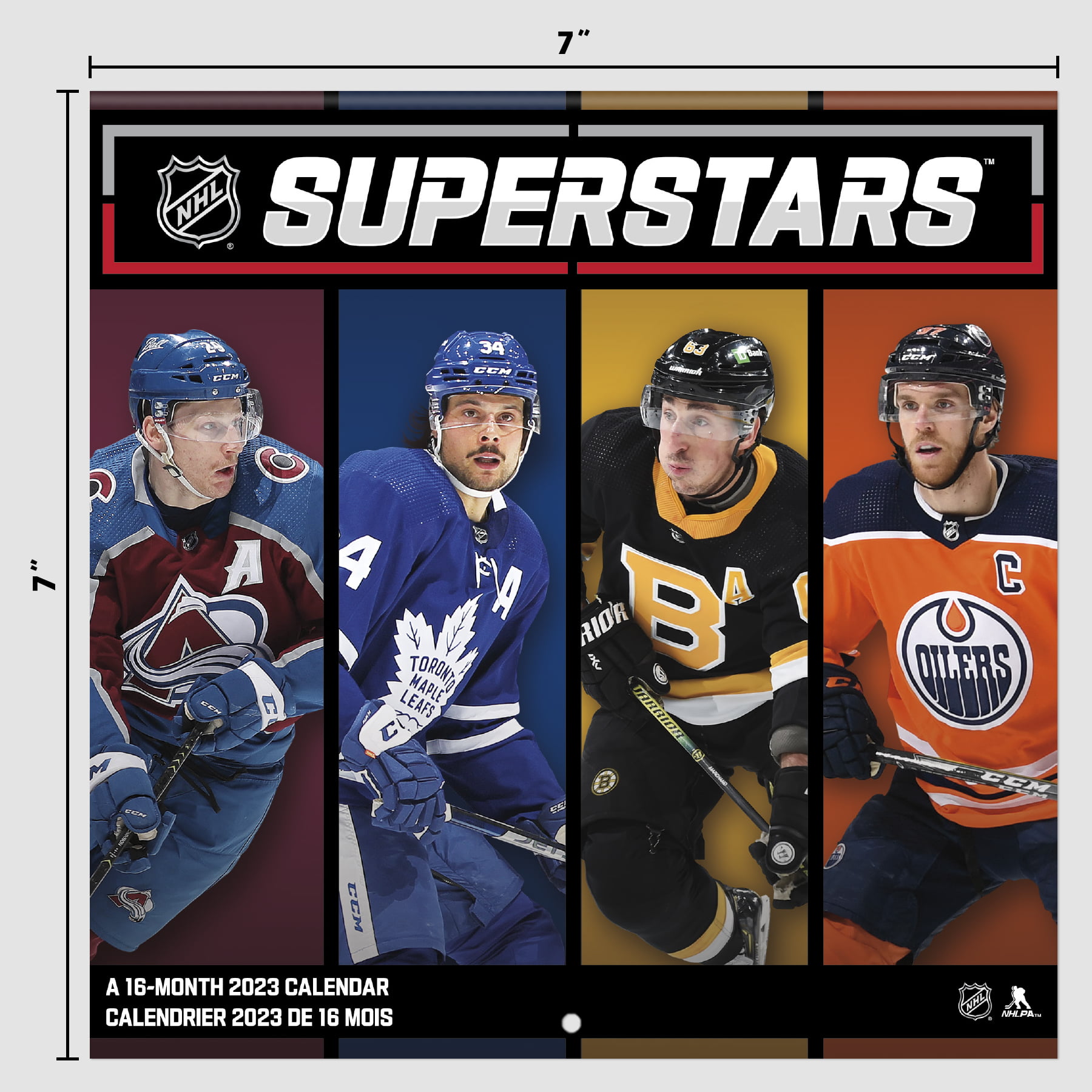 DateWorks 2024 NHL Superstars Wall Calendar